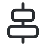 Align Vertically SVG Icon